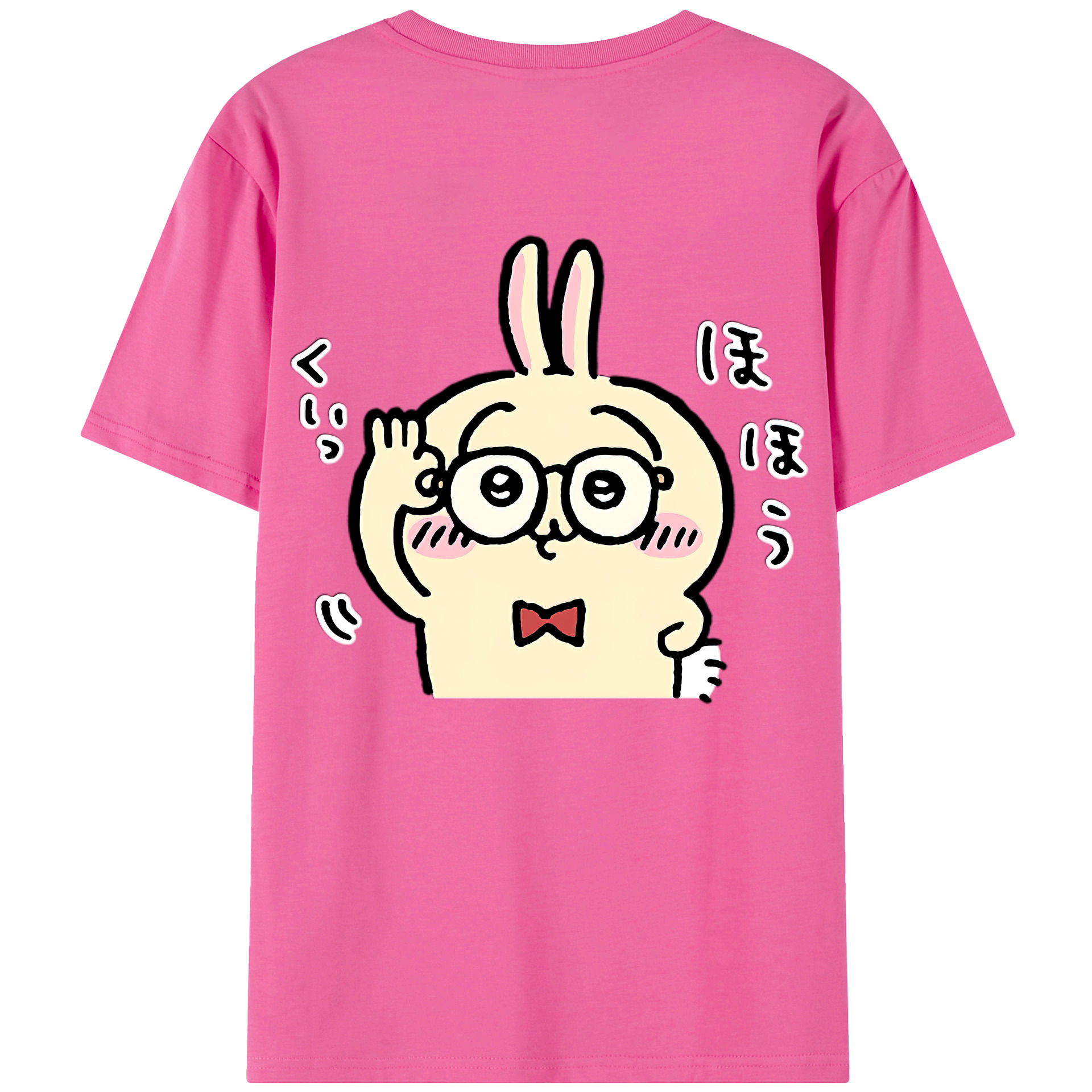 （画像用） ちいかわ うさぎ Chii-kawa usagi レディース半袖Tシャツ(バックプリント)